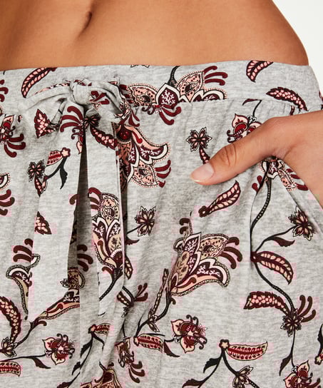 Loose fit pyjamasbukser, Gr&aring;