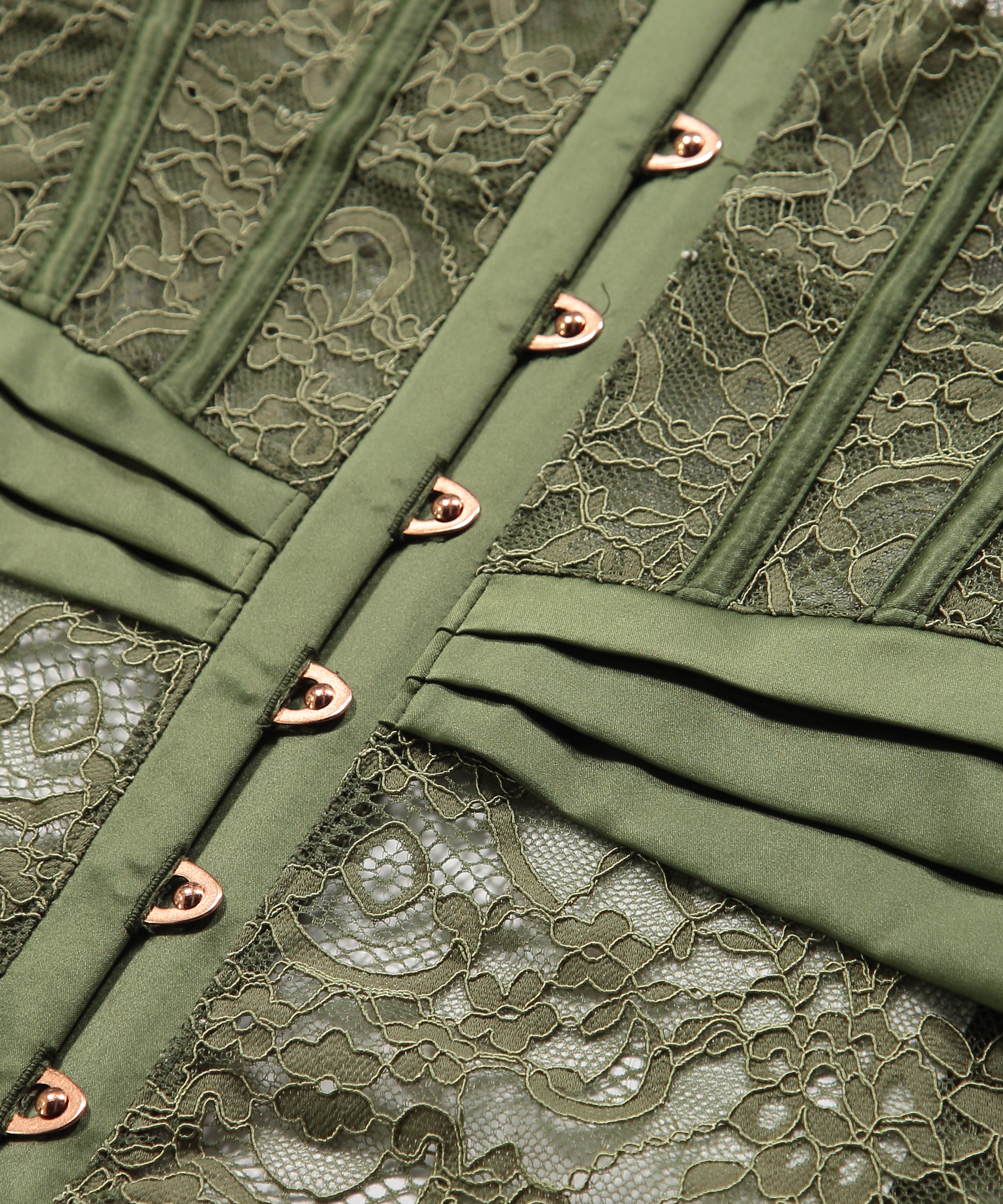 Formst&oslash;bt b&oslash;jle-bustier Amelia, Gr&oslash;n, main