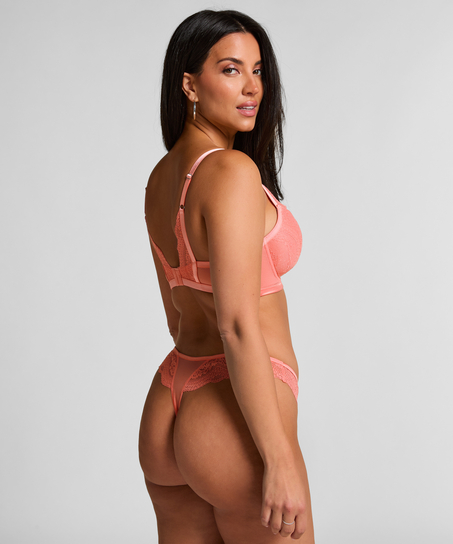 Robinj formstøbt pushup-bøjle-bh, Lyserød