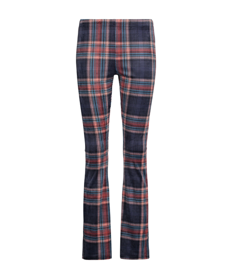 Legging Velour, blå