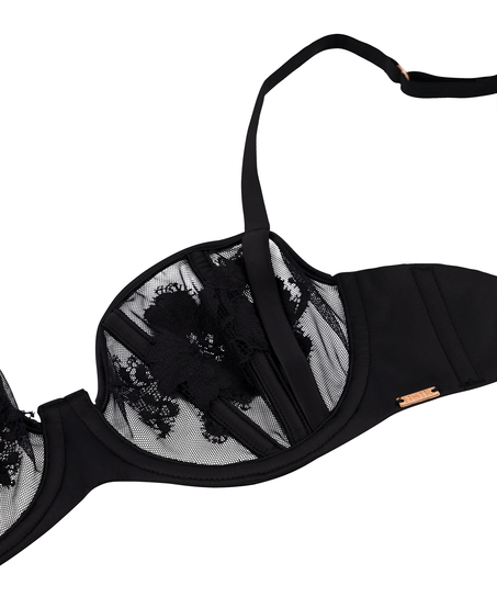 Ikke-formstøbt bøjle-bh Ember, Sort