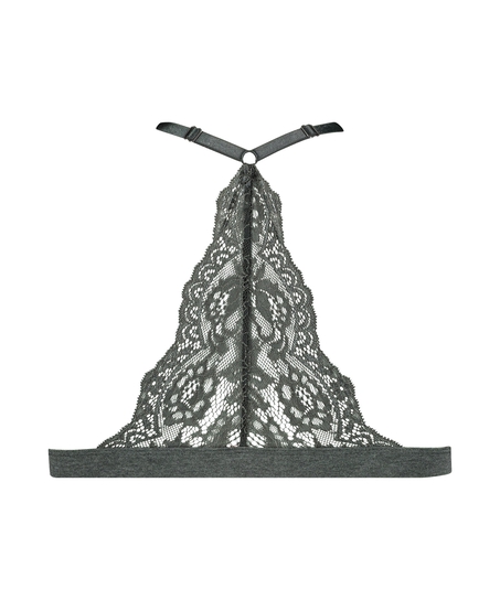 Formst&oslash;bt triangle bralette Chloe bomuld, Gr&aring;