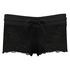 Lace shorts, sort