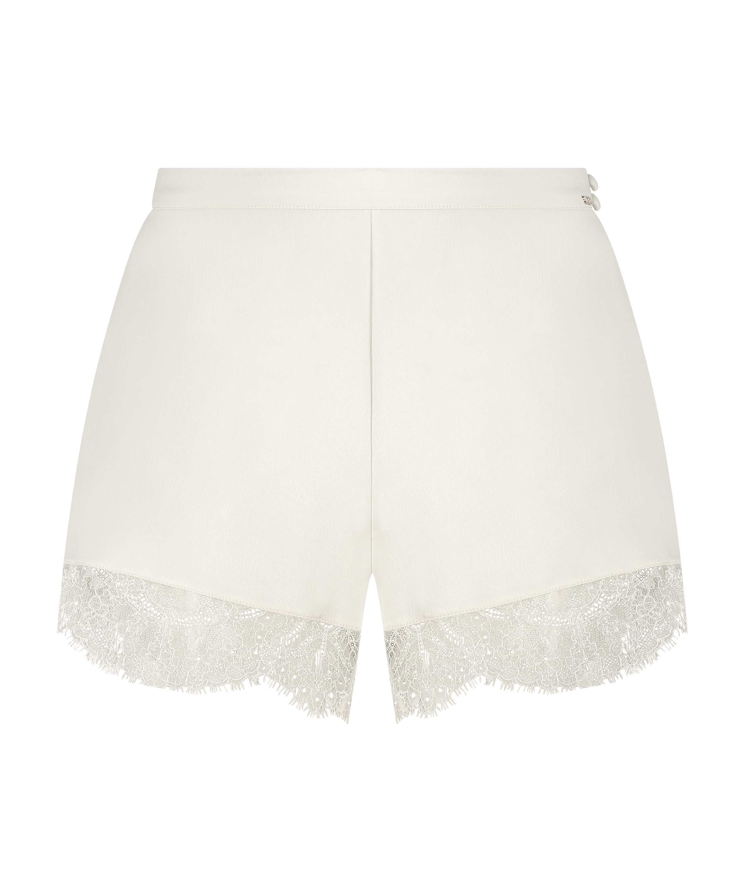 Satin shorts Camille, hvid, main