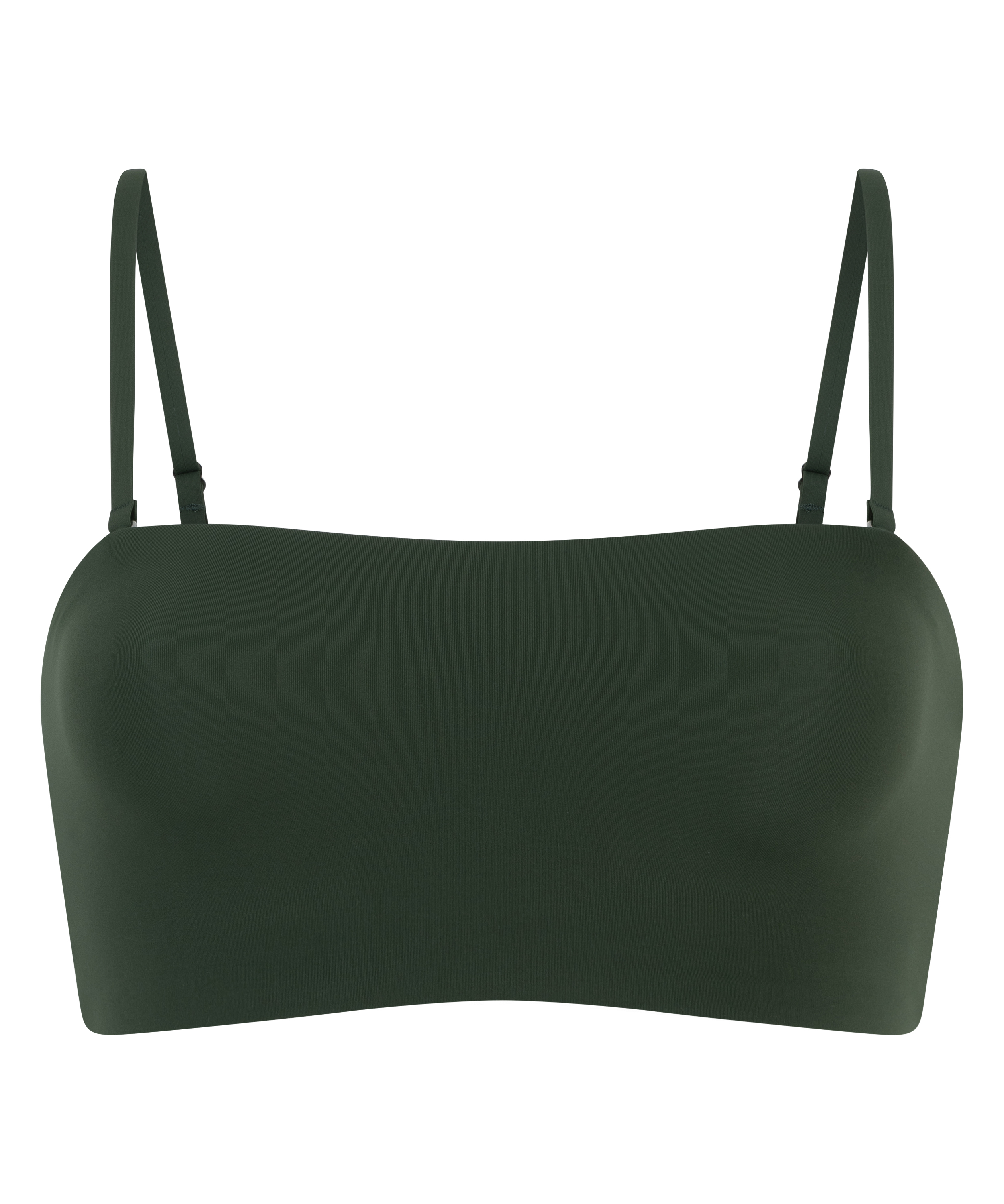 Bandeau Bralette Smooth, Grøn, main