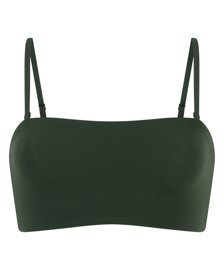 Bandeau Bralette Smooth, Grøn