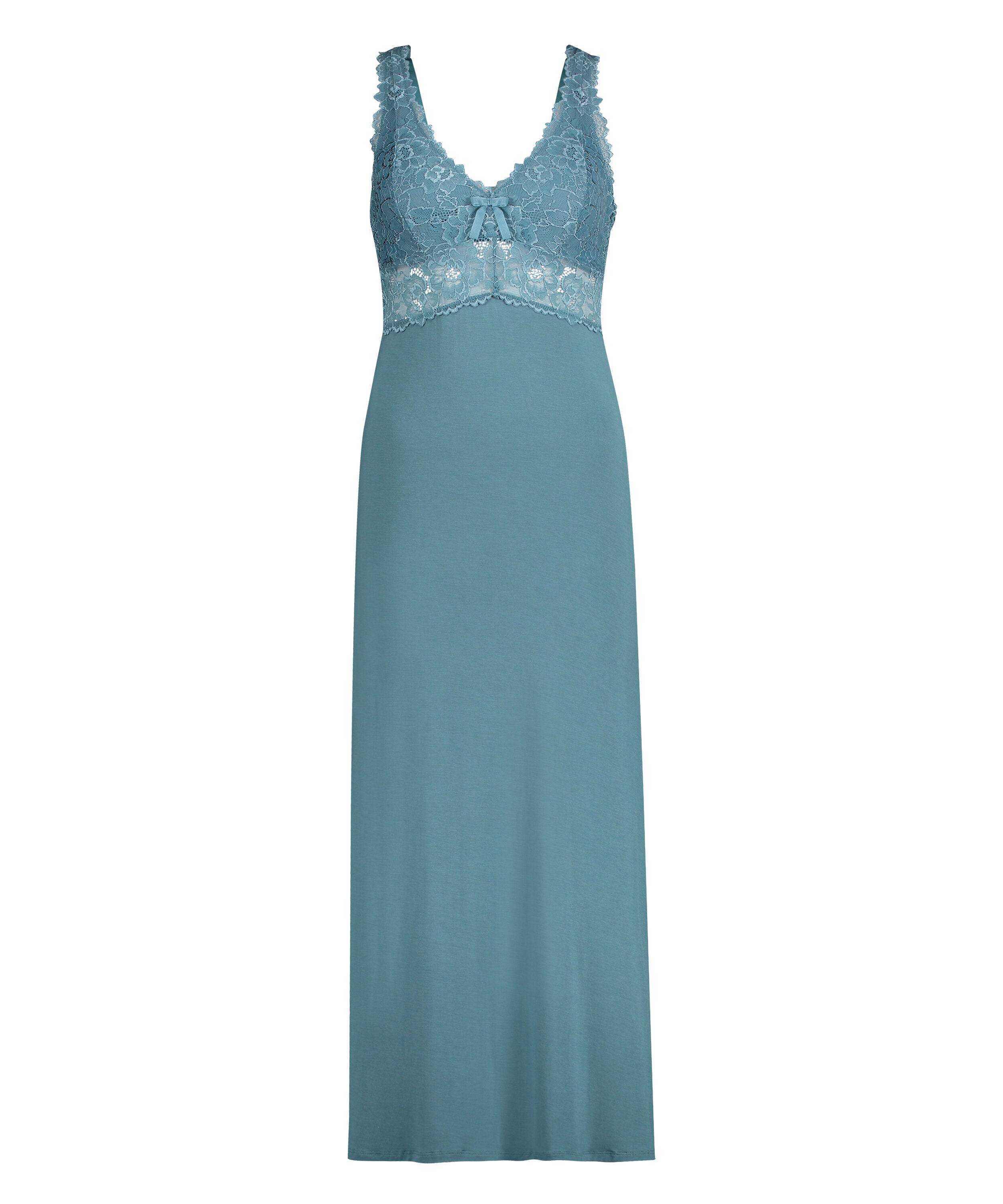 Natkjole Nora Lace Long, Grøn