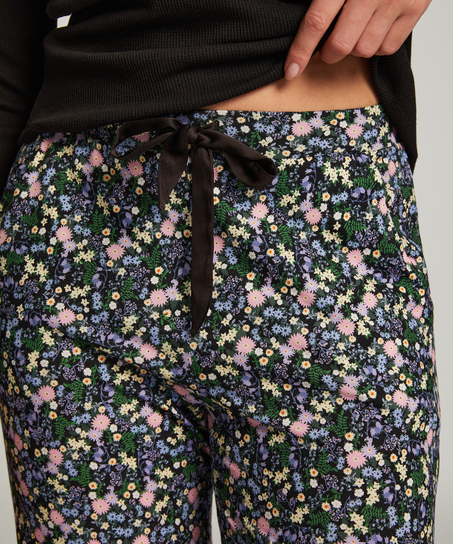 Tall pyjamasbukser, sort