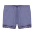 Shorts velour Lace, Lilla