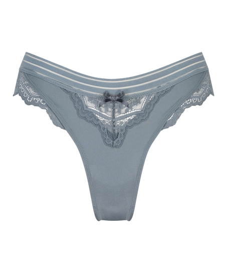 Brasiliansk trusse med h&oslash;j udsk&aelig;ring Sully, bl&aring;