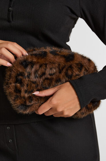 Hunkemöller Makeup taske og leopard scrunchie sæt