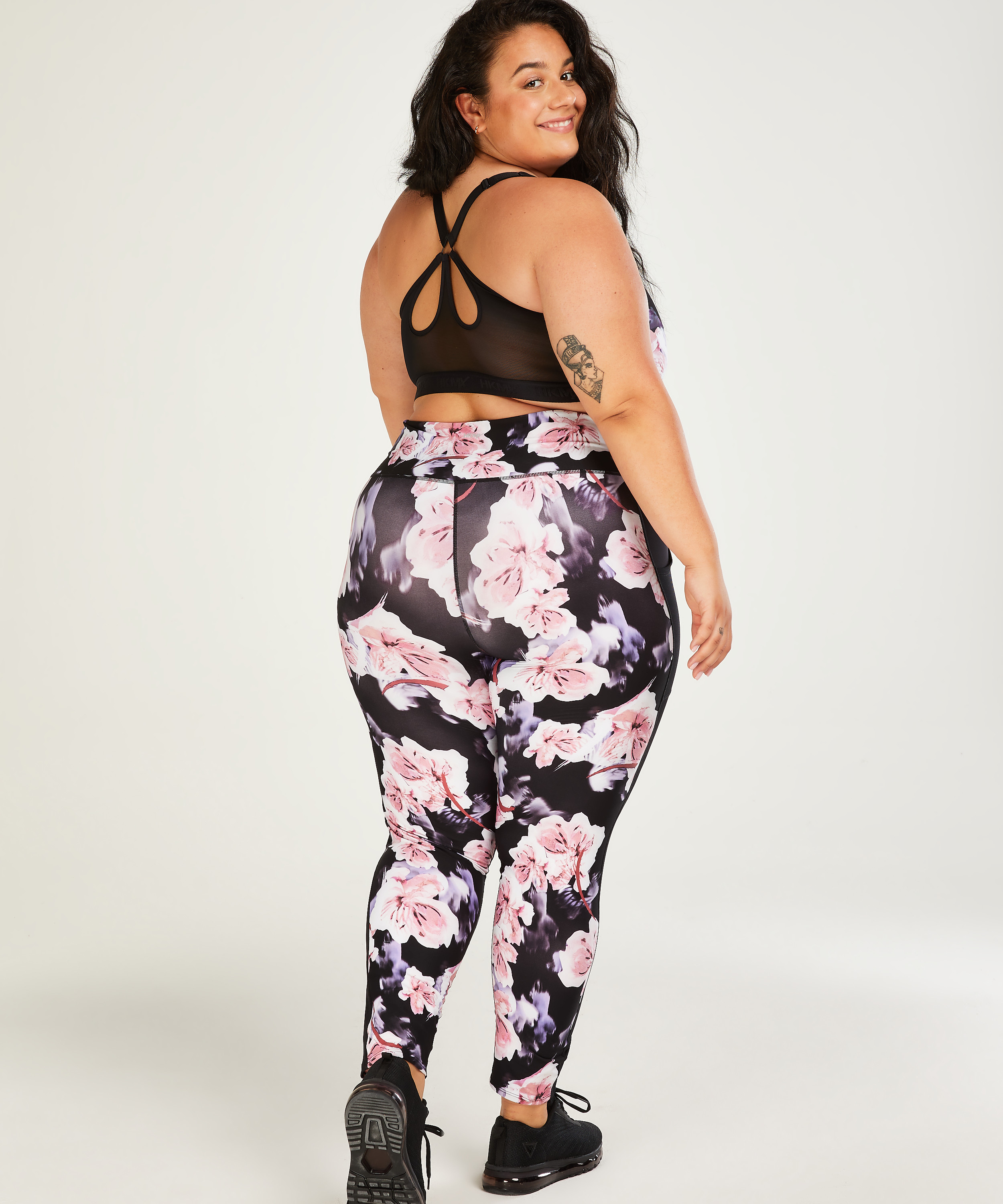 HKMX regular waist sport legging level 2, sort, main