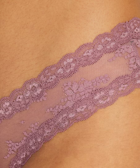 Brasiliansk trusse V-shape Mesh, Lilla