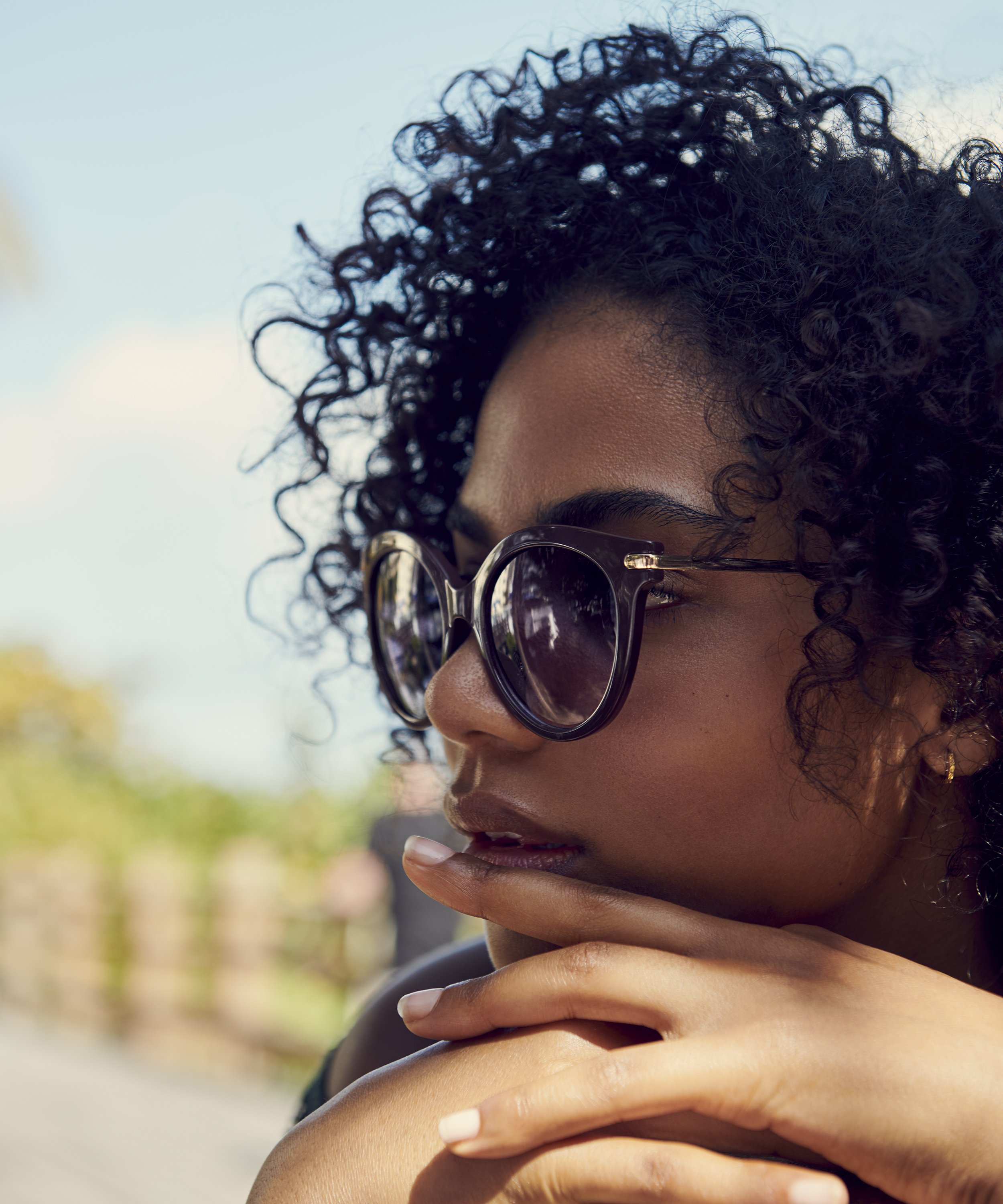 Solbrille, Brun, main