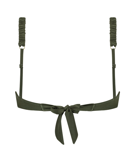 Bandeau-bikinitop Crete, Grøn