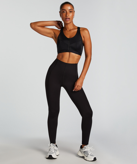 HKMX High waisted sport legging Boost, sort