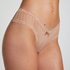 Brasiliansk trusse V-shape Mesh, Beige