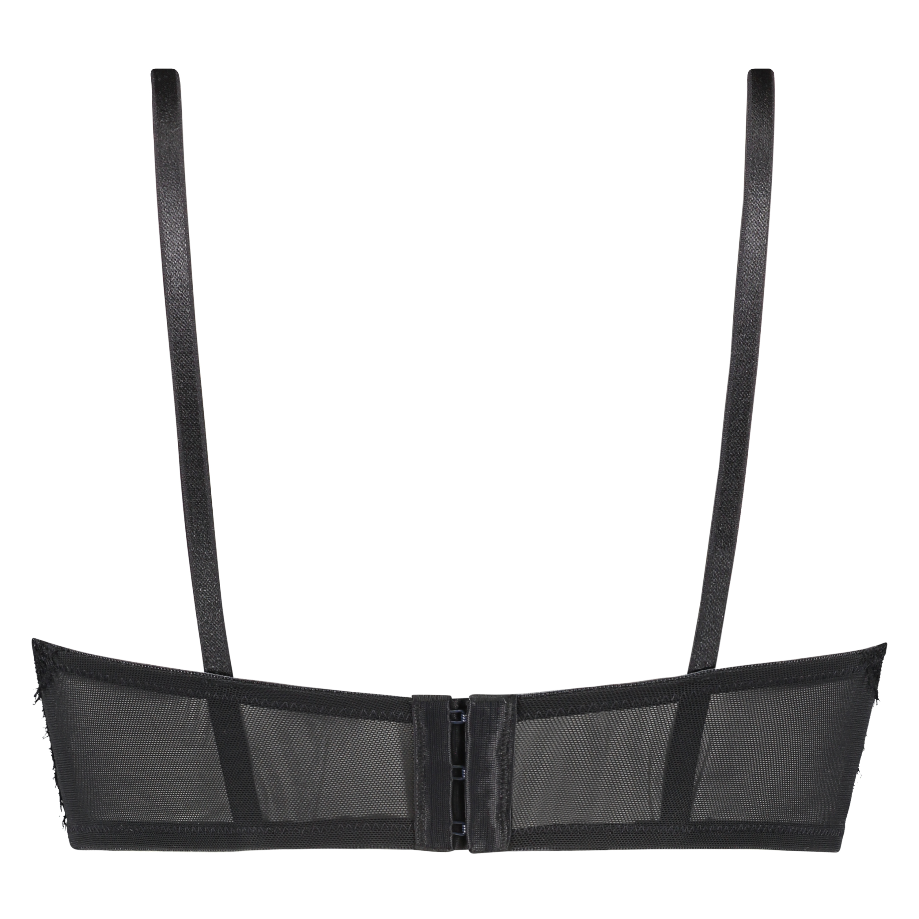 Formstøbt longline-bøjle-bh Valentina, Sort, main