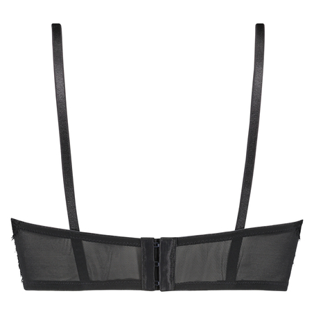 Formstøbt longline-bøjle-bh Valentina, Sort