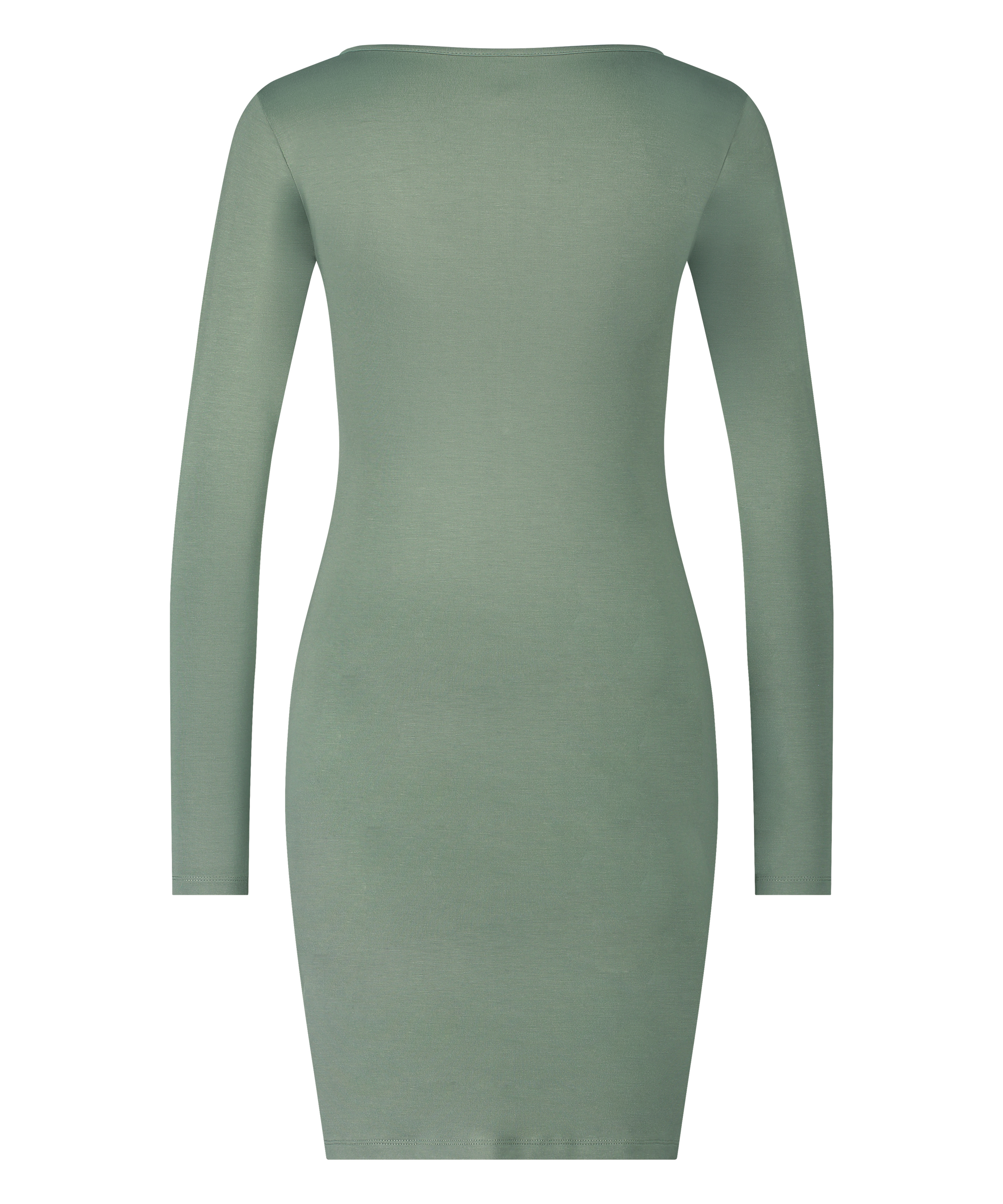 Pyjamas-Nattrøje Henley, grøn, main