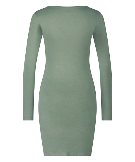 Pyjamas-Nattrøje Henley, grøn