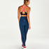 HKMX high waist sport legging, blå