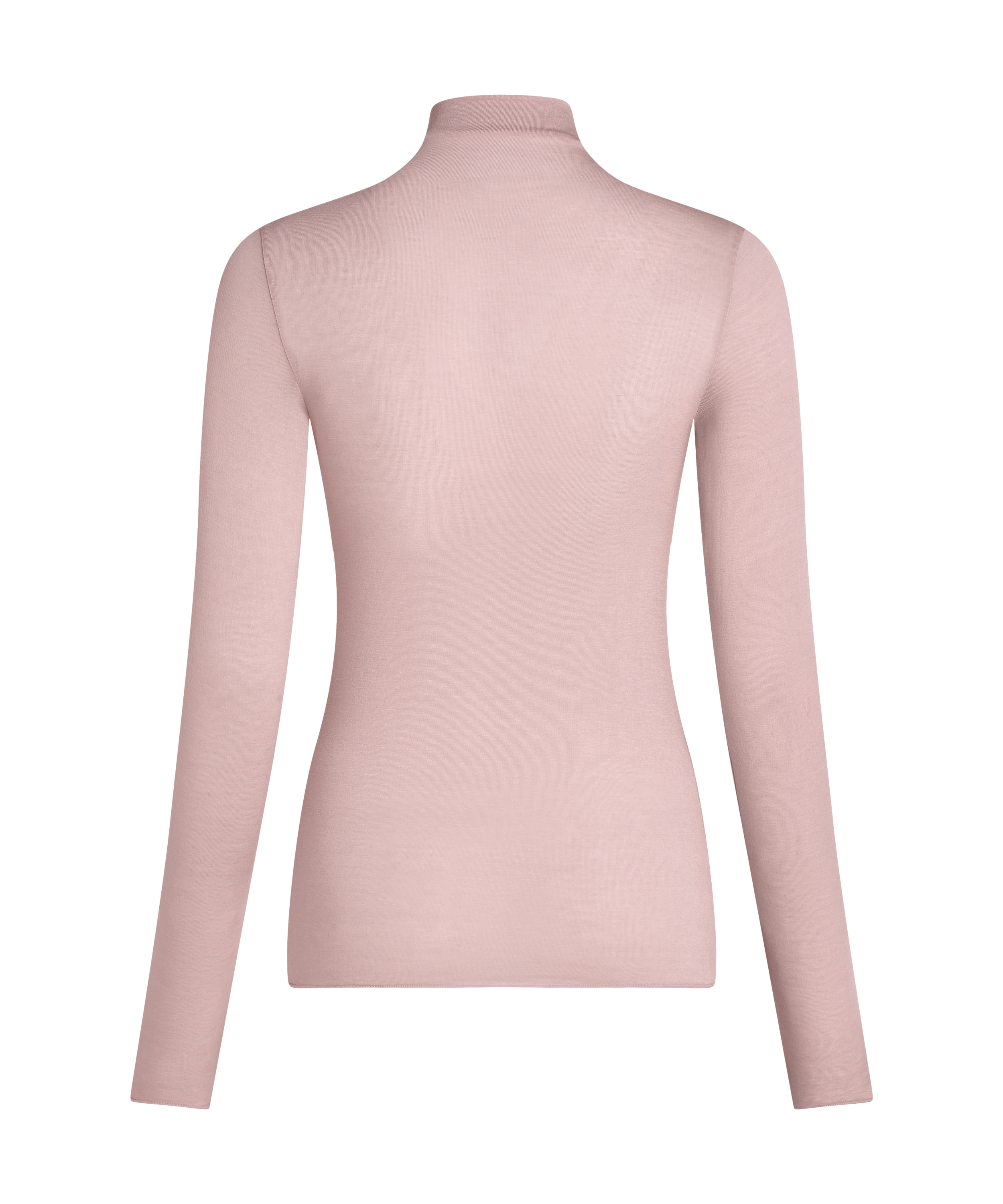 super soft rullekrave bluse med cashmere, Lyserød, main