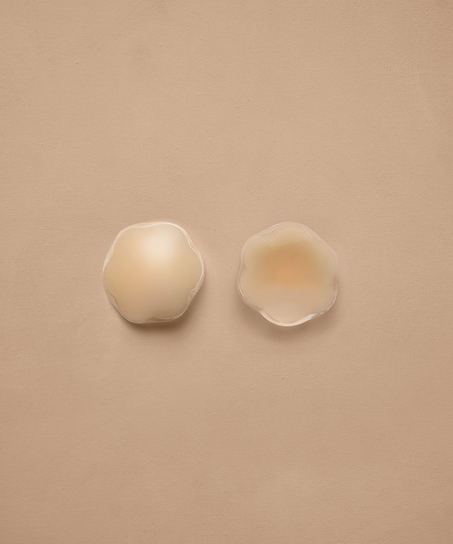 Brystvorteskjulere af silikone, Hvid