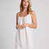 Messelin slipdress, Hvid