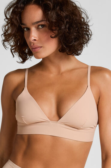 Hunkemöller Smooth Triangle Bralette Beige