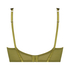 Ikke-formstøbt longline bøjle-bh Amelie, Grøn