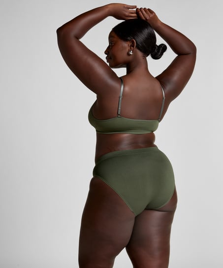 Dide trekantsbralette, Grøn