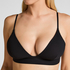 Smooth Triangle Bralette, Sort