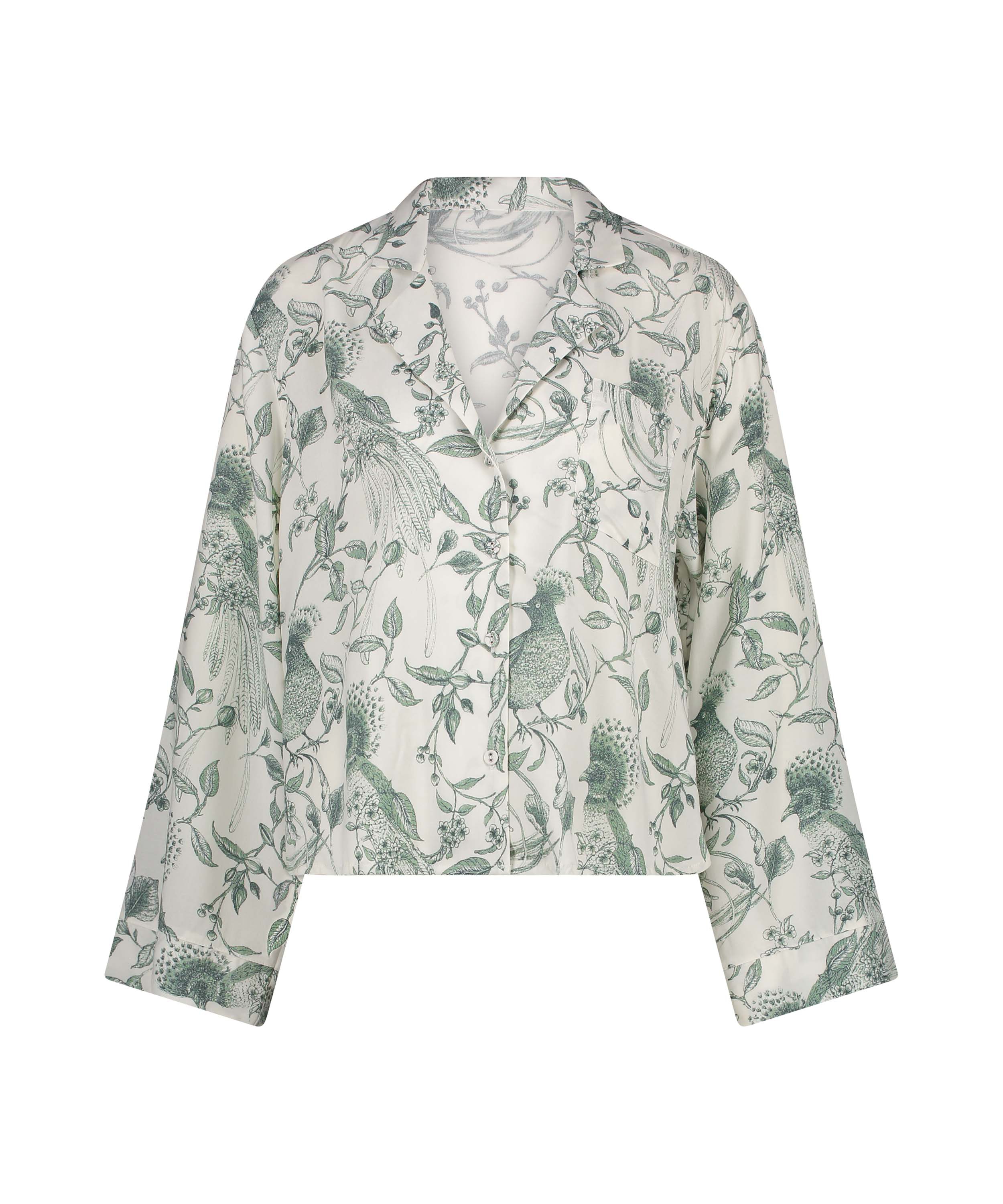 Pyjamas Top, Hvid, main