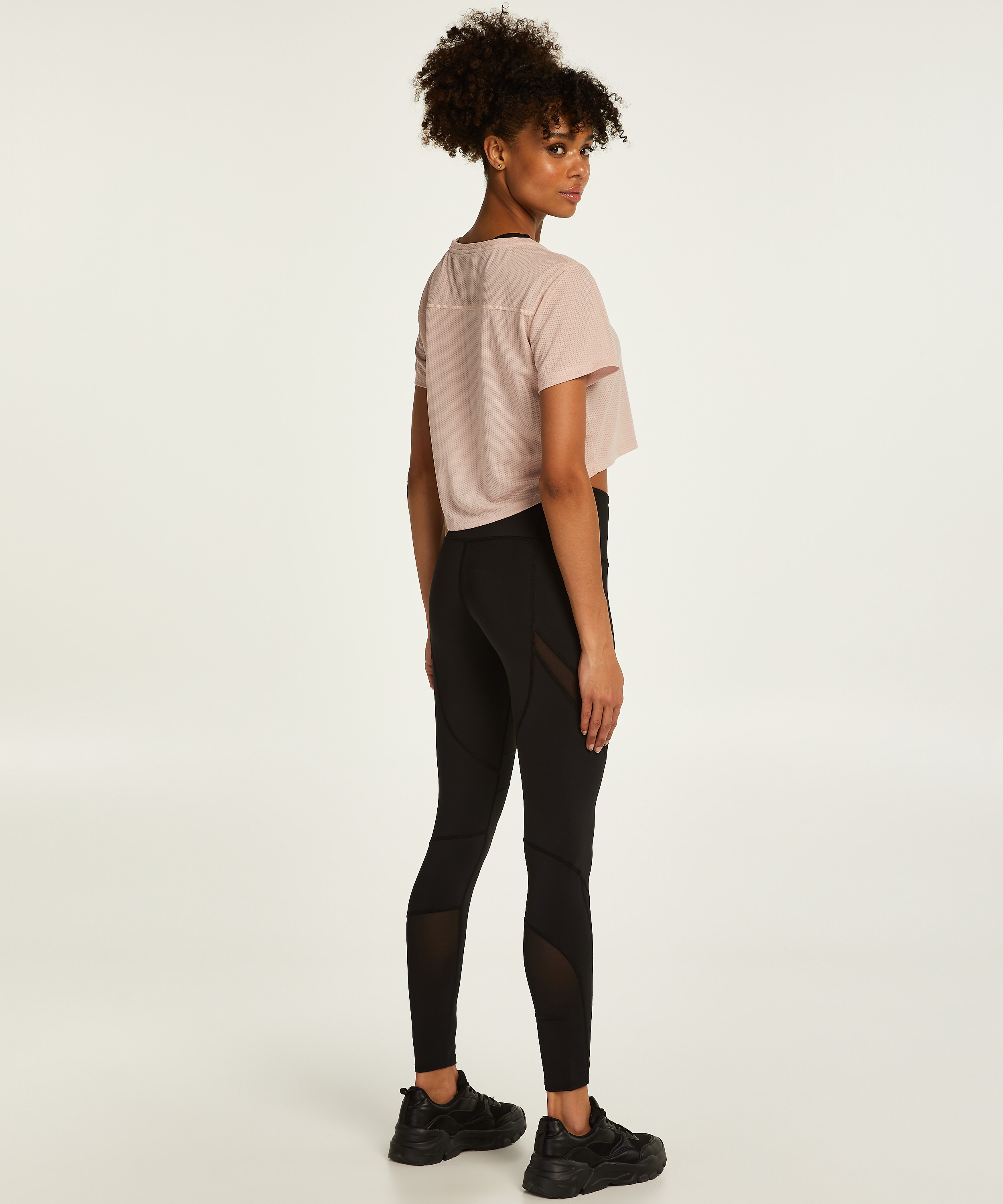 HKMX Croptop Mesh, Lyserød, main