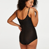 Opstrammende body med bølget kant - Level 3, Sort