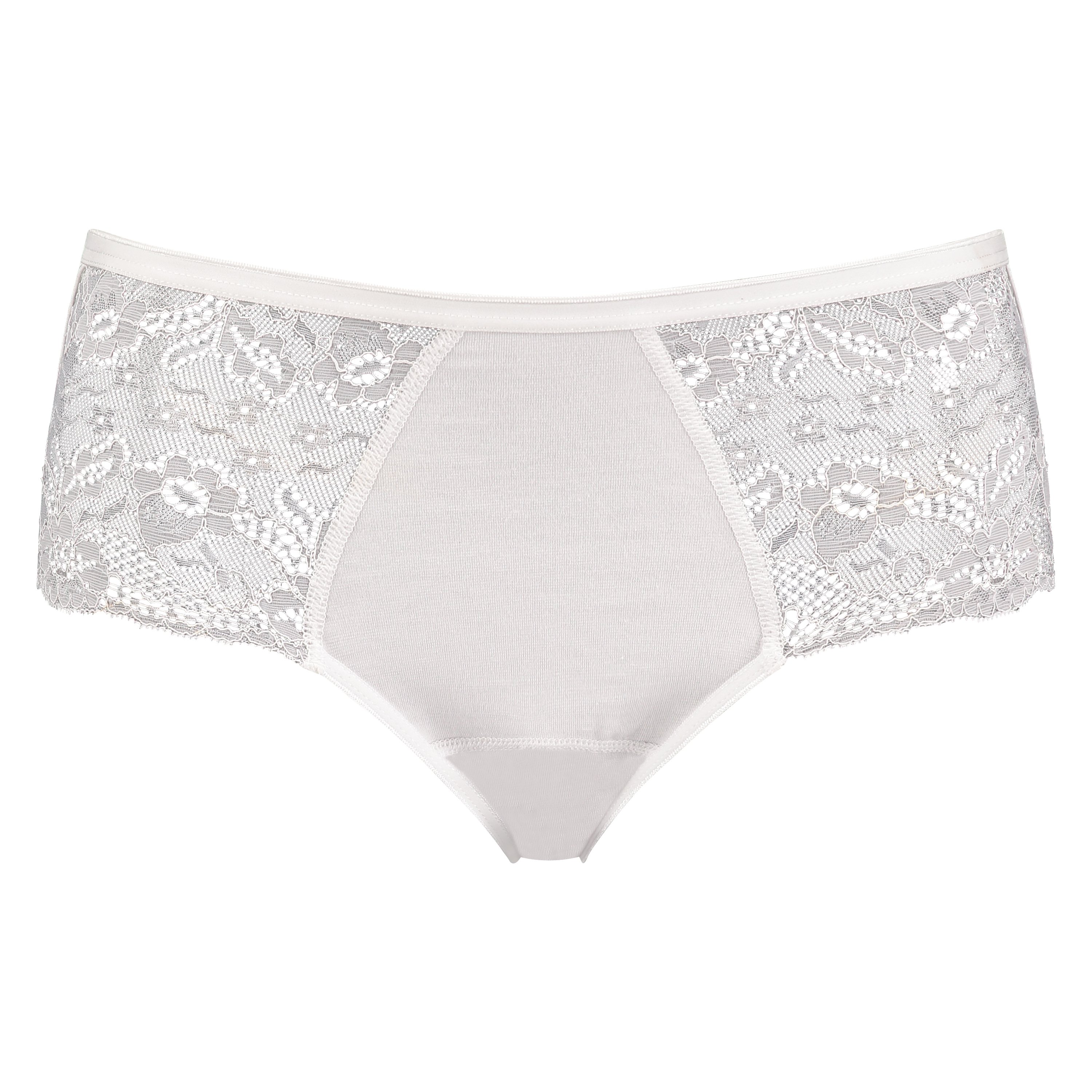 Superslip Lace Midi, hvid, main