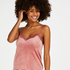Cami top Velours Lace, pink