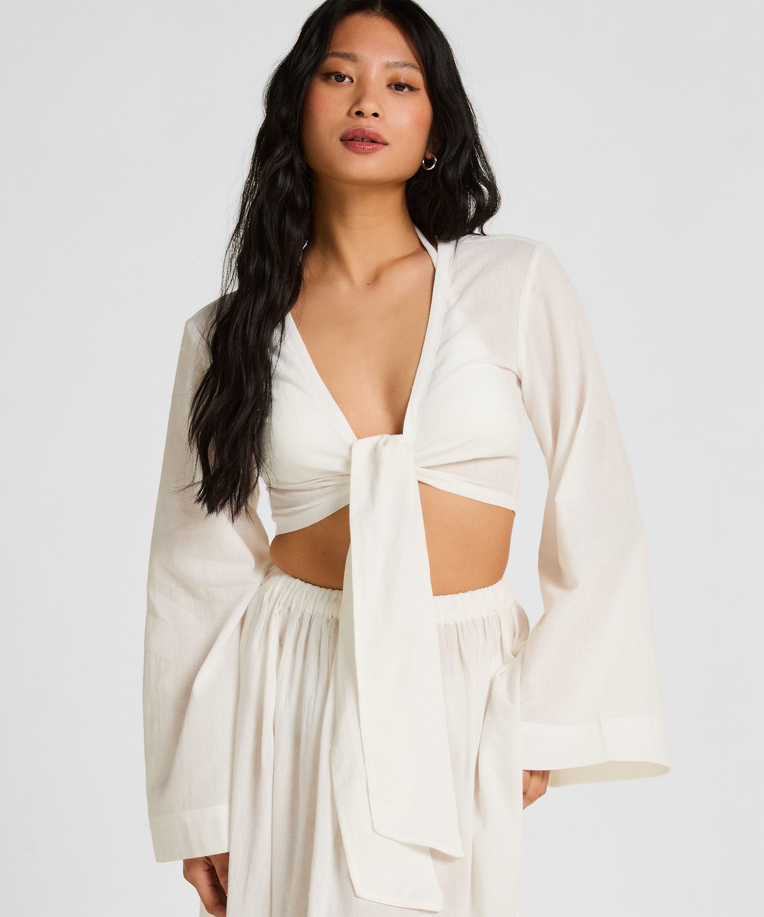 Strandtop Glam, Hvid