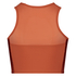 HKMX Sport cropped tanktop Shine on, Brun