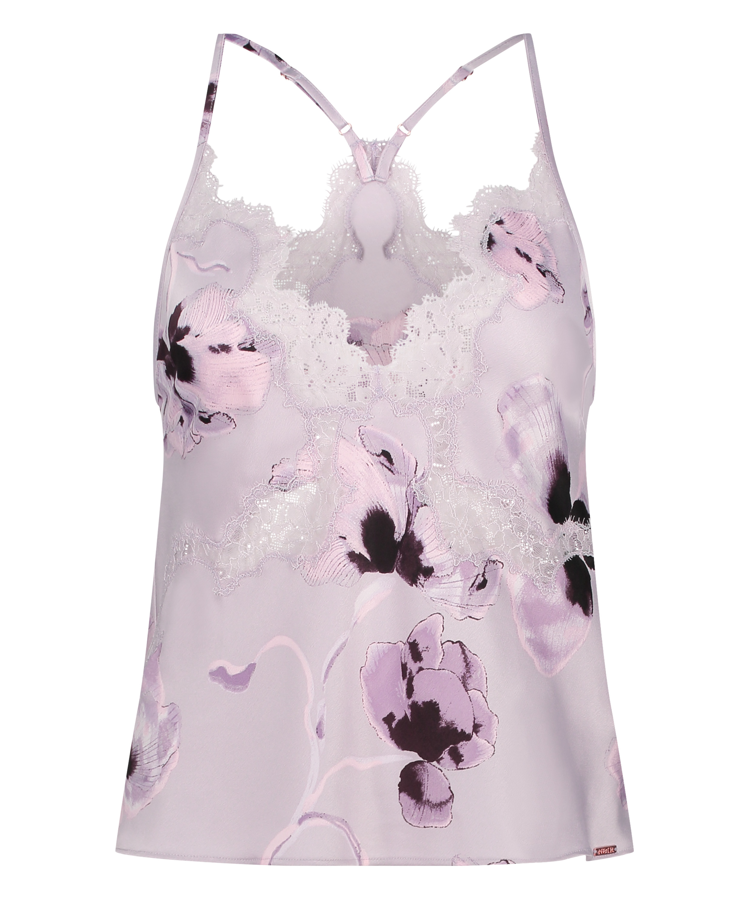 Cami top Satin, Lilla, main