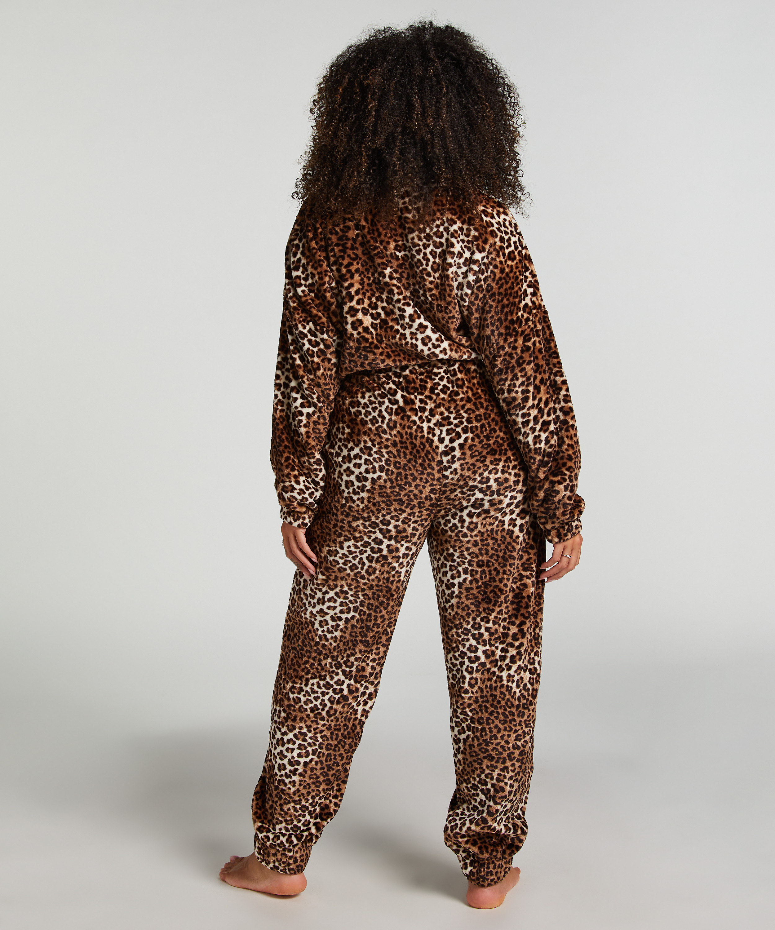 Onesie Flannel fleece, Beige, main