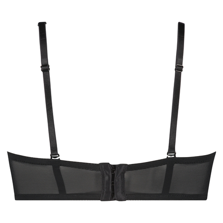 Formstøbt stropløs bøjle-bh Donatella, Sort