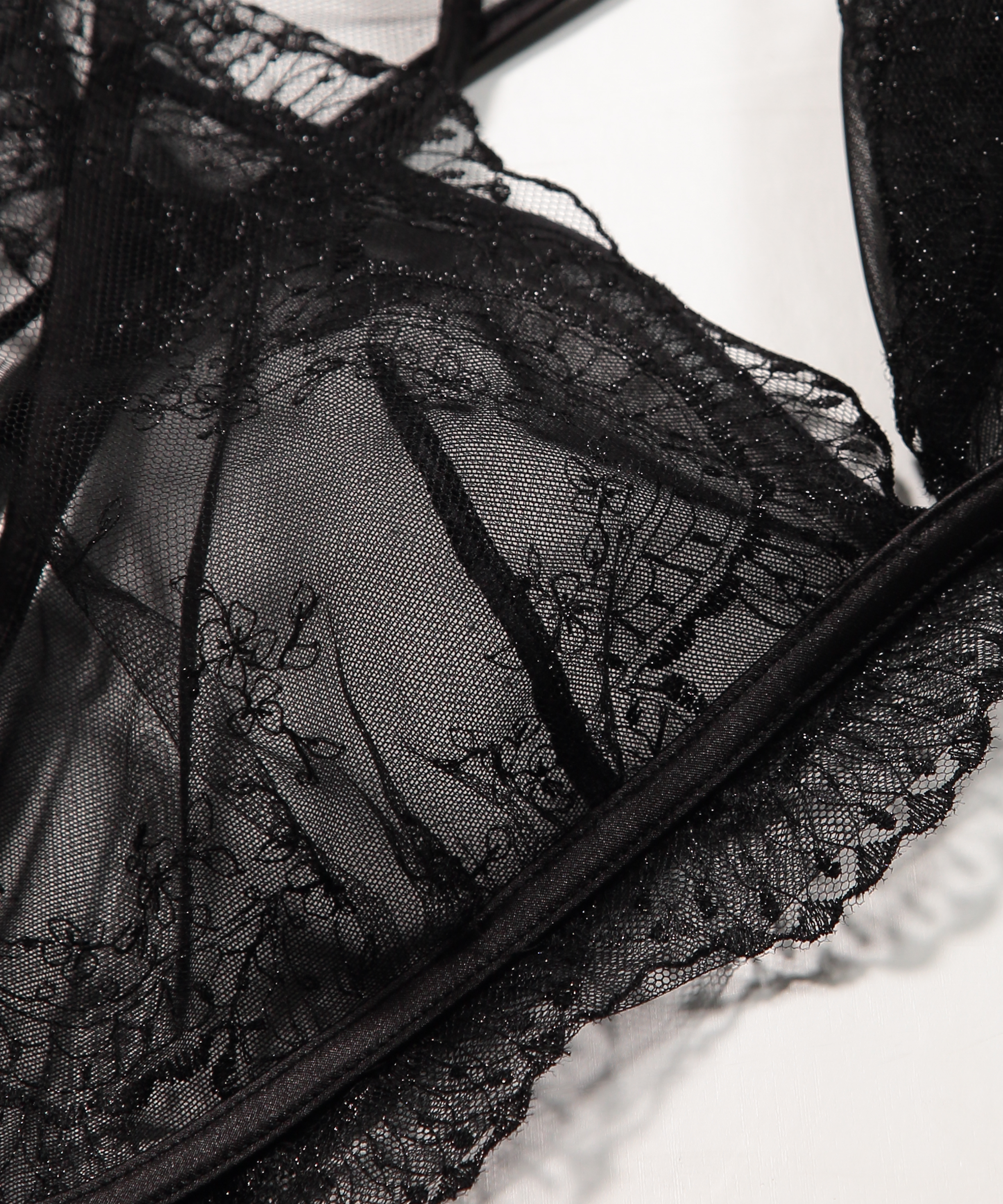 Bralette Akira, Sort, main