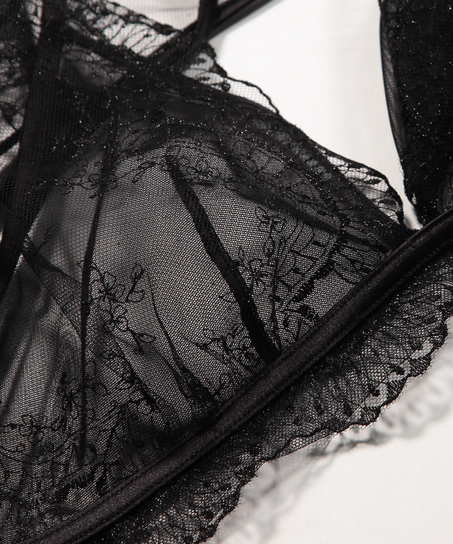 Bralette Akira, Sort