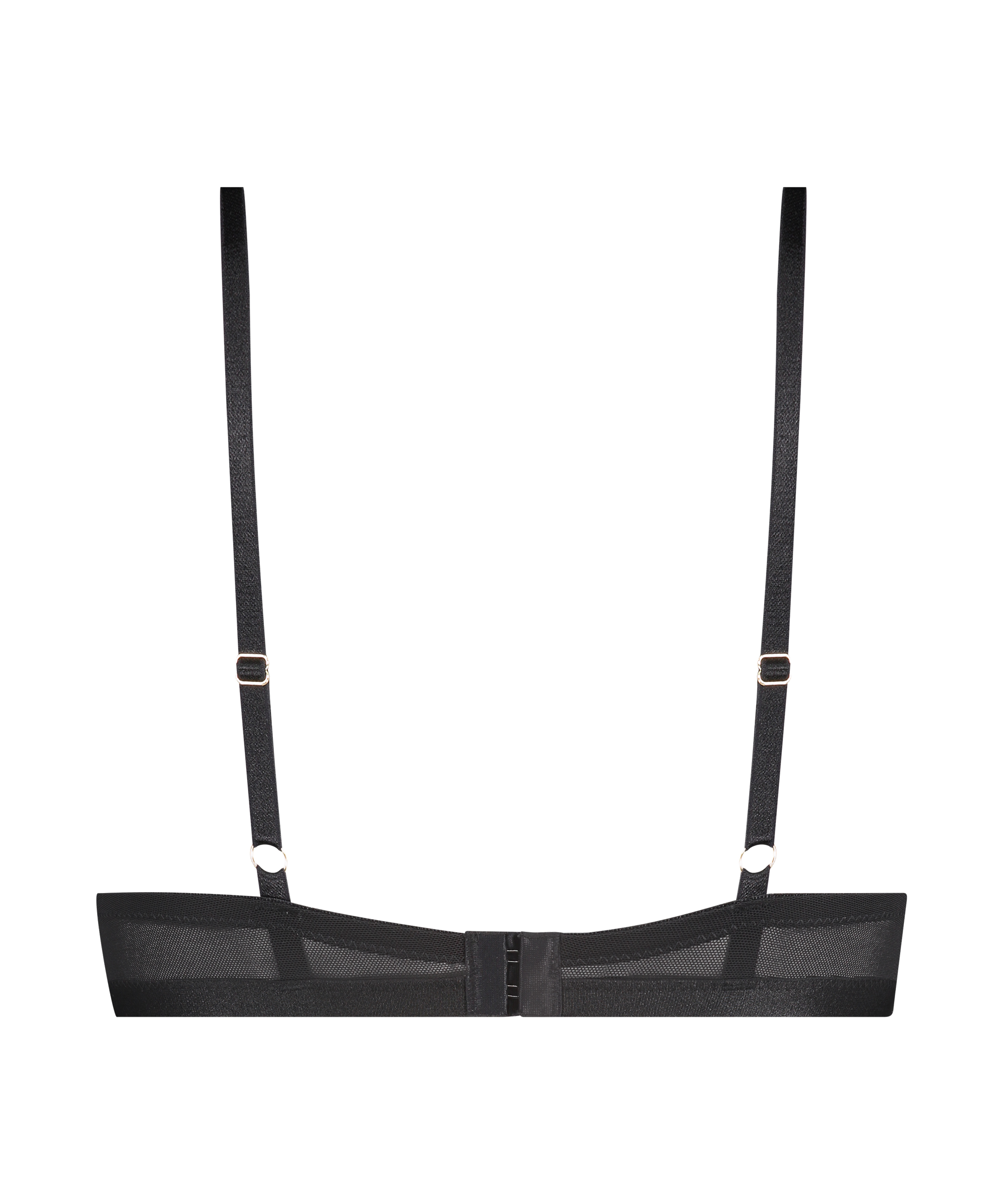 Formstøbt push-up-bøjle-bh Malika, Sort, main
