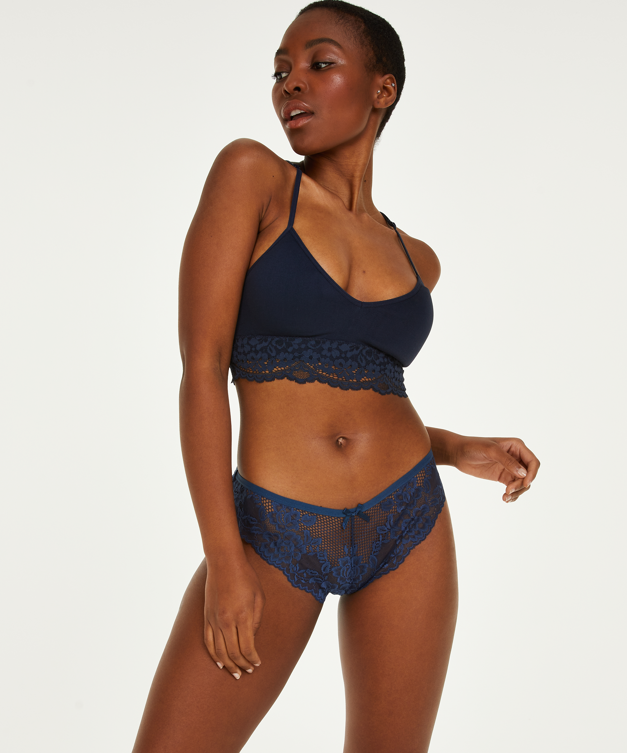 Brasiliansk trusse Bianca, Blå, main