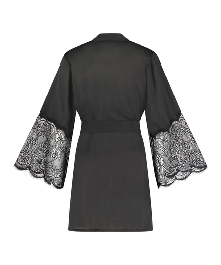 Kimono Satin, sort