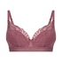 Formstøbt longline-amme-bh med bøjle Adelaide, Lilla