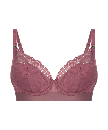 Formstøbt longline-amme-bh med bøjle Adelaide, Lilla
